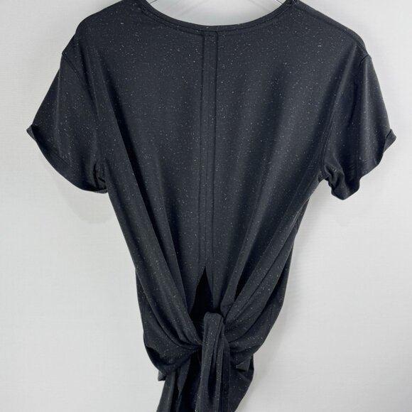Lululemon Part Ways Tee Speckled Black / White Size 8 - Picture 15 of 15